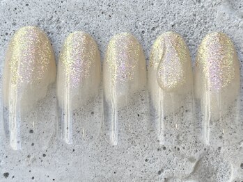 フリークネイル(FREAK Nail)/ベージュぷっくりクリア ¥6500