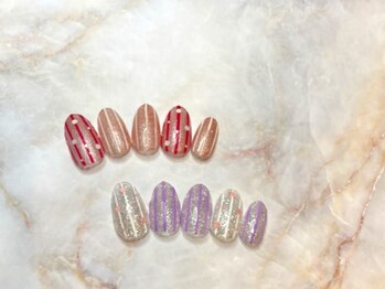 ブリオン 六本松店(Bullion)/シースルーストライプネイル