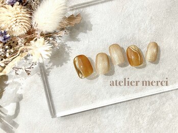 アトリエ メルシー 代々木(atelier merci)/マグネット◯ミラーネイル
