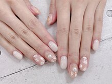 ネイル ビューティーマジック 葛西本店/ガーリーフラワーネイル