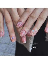 アイネイルトゥー 小倉(ai nail two)/チークネイル