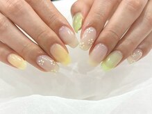 シ ベル 梅田茶屋町店 ネイル(Ci belle)/フラワーネイル/パステルカラー
