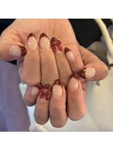 ロマンティックカラー(Romantic color)/フレンチネイル