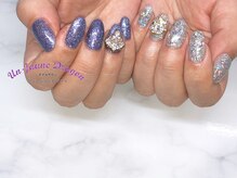 アン ジョーヌドラゴ/【自爪ネイル】アシメネイル