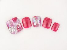 ネイルサロンディーバ 石橋店(Diva)/FootデザインSelect ￥7,810
