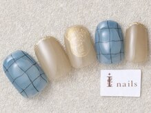 アイネイルズ 三宮店(I nails)/落書きチェックぷっくり