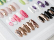 シンプルネイル、ワンポイントアートもご提供いたします。