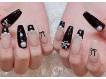レアネイル 新宿(le'a nail)/リボンネイル
