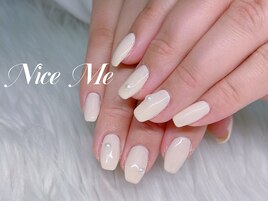 ワンカラー　ストーン6粒付き