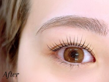 ミーナ 大財店(mina)/アイブロウWAX＋まつ毛パーマ上