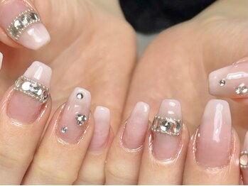 リリーヘブン(LILY HEAVEN)の写真/うるキラ可愛いワンホンネイルも【高技術×デザイン力】のLILYHEAVENにお任せ♪イベントにも普段使いにも◎