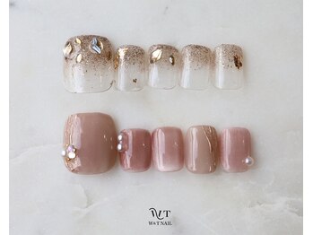 ダブティーネイル(W &T Nail)/R7.06FOOTWTシンプルデザイン