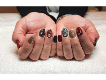 クリスマスネイル