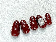 リベレ 心斎橋店(LIBELLE)/ボルドー/ビジュ-盛り/パーティ-