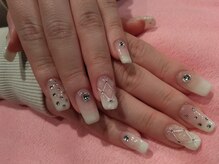 キルティングホワイトグラデ