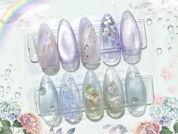 エルサリオ 新宿店(ERUSARIO)/あじさい/水滴ネイル☆