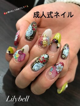 【成人式ネイル】