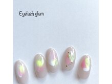 アイラッシュグラム(Eyelash glam)/春色ニュアンスネイル
