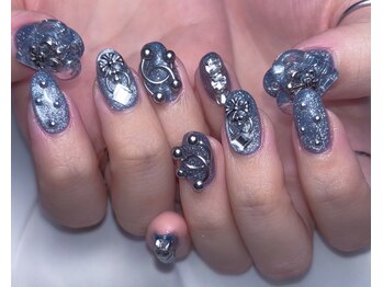 ホランイネイル(HORANGI NAIL)の写真/こんなサロンが天王寺に!?難波や心斎橋に行かなくてもtrend韓国ネイル～海外パーツアート,個性派アートが◎