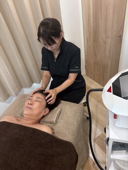 ヘッドスパで癒されたい