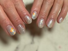 ネイルサロン ブリエ(briller)/白グラデーション