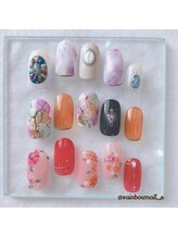 レインボーネイルズ(Rainbow nails)/雑誌掲載アート