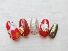 エスプレッソ アイビューティーアンドネイル 新百合ヶ丘店(Espresso)/フラワーネイル/成人式/シェル