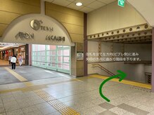 ほぐしラボ ラック(LUCK)/JR大久保駅からの道案内1