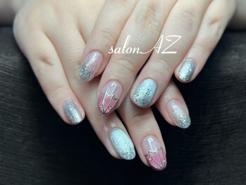 サロン エージー(salon AZ)/梅雨ネイル