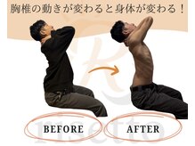 リセット鍼灸院(Risetto鍼灸院)/胸椎は身体の連動のカギ！