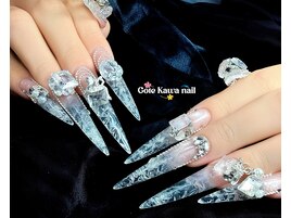 #クリスタルネイル#クリアネイル