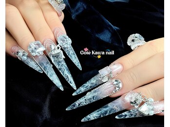 #クリスタルネイル#クリアネイル
