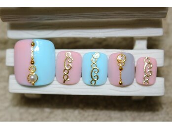 ネイルサロン ユーア(Yu a)/フット定額デザイン¥10480
