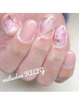 ネイルサロン キリグ(KILIG)/ハートミラー