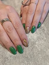 ネイルサロン ステラ(Nail Salon STELLA)/★ジェル★大人グリーン