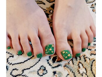 ネイルズ バイ マイ(NAILS BY MAI)/超人気のボッテガグリーン