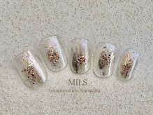 ミルズ オモテサンドウ(MILS omotesando)/シンプルアートネイル