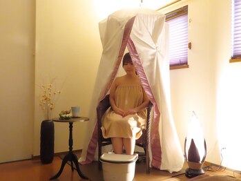 ブアサワン(Bua Sawan)/ハーブテントの中は♪