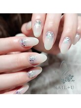 ネイルプラスユウ(NAIL+U)/ホロが可愛いグラデーション