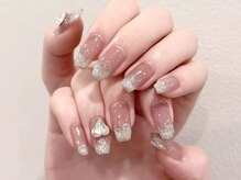 ミリー アイネ アイラッシュ アンド ネイル 池袋(Millie ainee Eyelash＆Nail)/人気のホワイトシルバーラメ