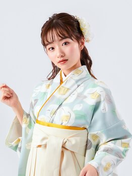 アトリエはるか 天神ソラリアステージ店の写真/門出の朝を華やかに。袴を着て特別な一日を♪