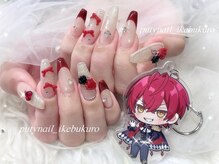 プティネイル 池袋(Puty Nail)/レッドフレンチ　スカルプ