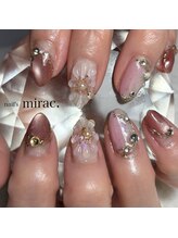 ネイルズミラク(nail's mirac.)/ぷっくりフラワーネイル
