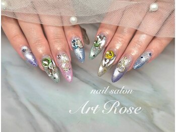 ネイルサロンアンドネイルスクールアートローズ 町田店(Art Rose)の写真/JNA認定ネイルサロン！本部認定講師・10年以上のベテランネイリスト多数・衛生管理士在籍の超実力派！