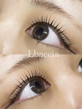 エルバッチャ 伊勢崎 室町店(Lbaccia)の写真/【TR込みまつげパーマ】根元から立ち上げも、丸みのあるカールも◎理想の印象に合わせてご提案♪