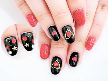 ネイルコレクション ピンク(Nail Collection Pink)/ジェル定額￥7990★ハート