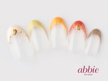 ネイルサロン アビー 宮益坂店(abbie)/カラーフレンチ　￥11638