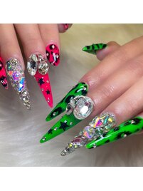 ネオンギャルネイル
