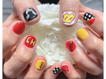 モチーフネイル/手書き/推し