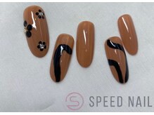 スピードネイル アンド アイ 宮交シティ店/#222 【お花×個性派ネイル】